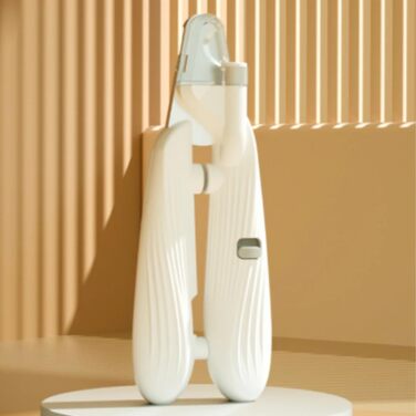 Pawloo LED-Кліпер для обрізання кігтів собак та котів з LED-підсвічуванням, білий. Включає пилку для кігтів та захисний ковпачок