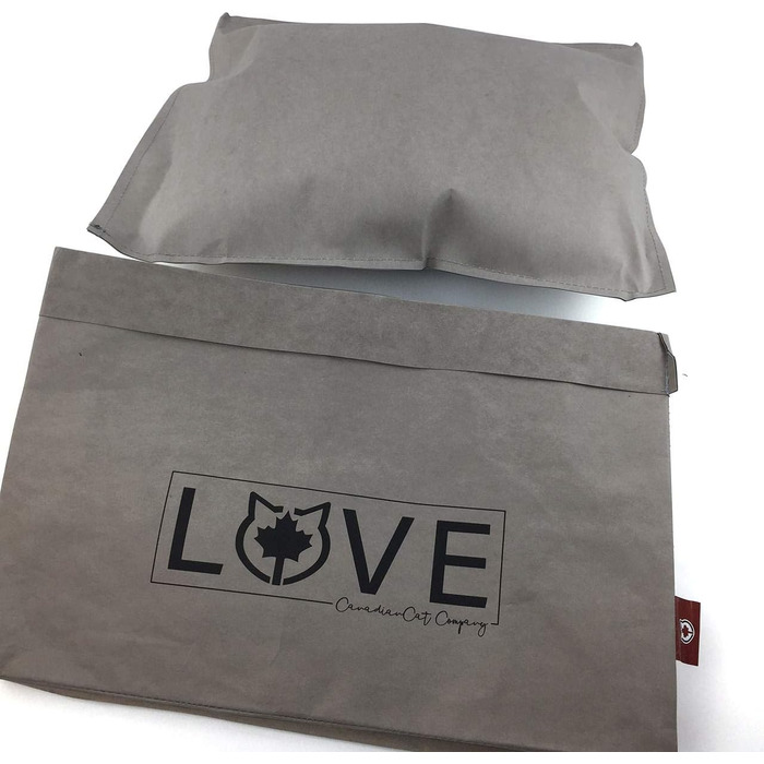 Ліжко для котів CanadianCat Katzenbett 45x35x35 см - затишне гніздо з картону та паперу