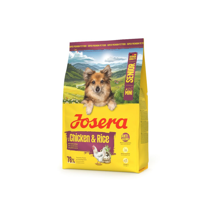 Корм для собак Josera Mini Senior для літніх собак малих порід, сухий, 3 кг