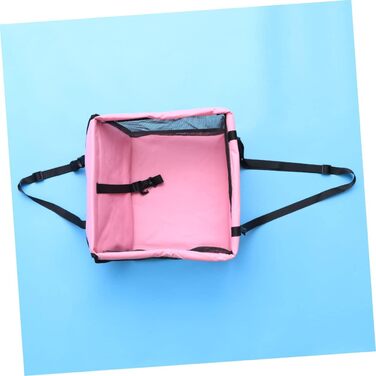 Трансформер для перевезення тварин у авто BESPORTBLE: безпечна сумка-переноска для собак та котів, рожева