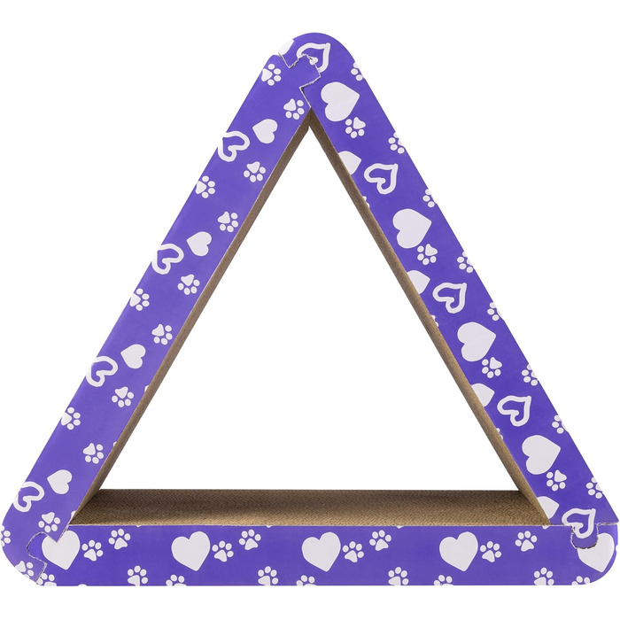 Котячий когтетоп Navaris 3-в-1 - іграшка для котів, когтетоп з картону, хвилястий когтетоп, проста збірка, багатофункціональний, плоский 49 см