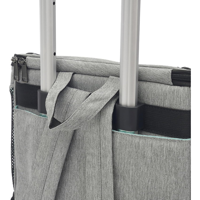 Складаний рюкзак для собак та котів Soudesileim 2-в-1 з візком, до 9 кг, сірий, 34x28x44 см