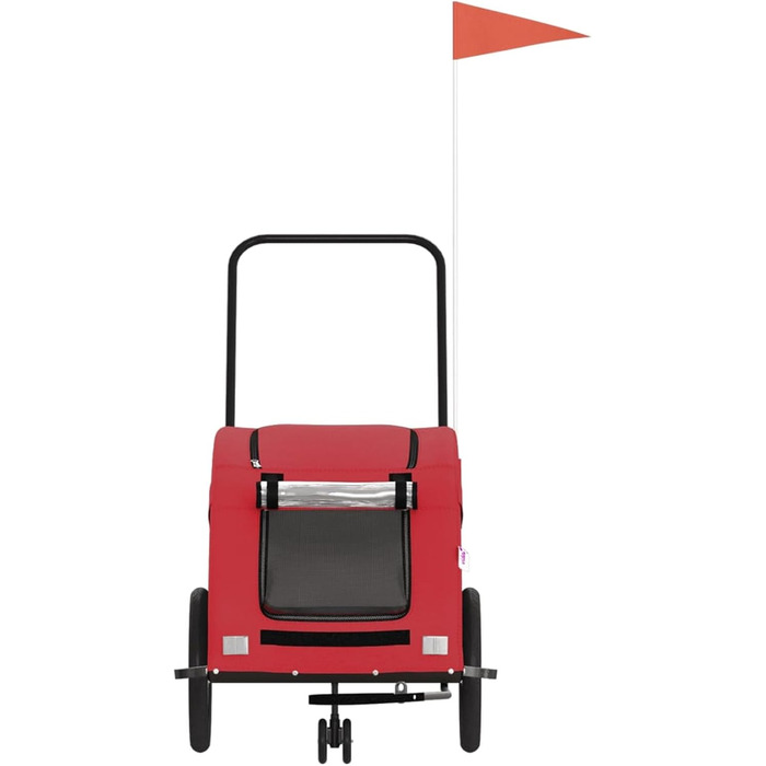 Причіп для собак Gecheer, міцний оксфордський матеріал та сталевий каркас, водонепроникний, з підвіскою, 26 дюймів, для активного відпочинку та прогулянок