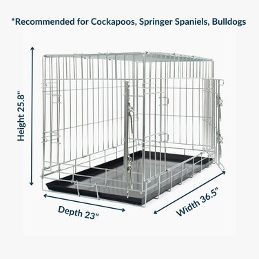 Клітка для собак Lords & Labradors, розмір L, срібляста