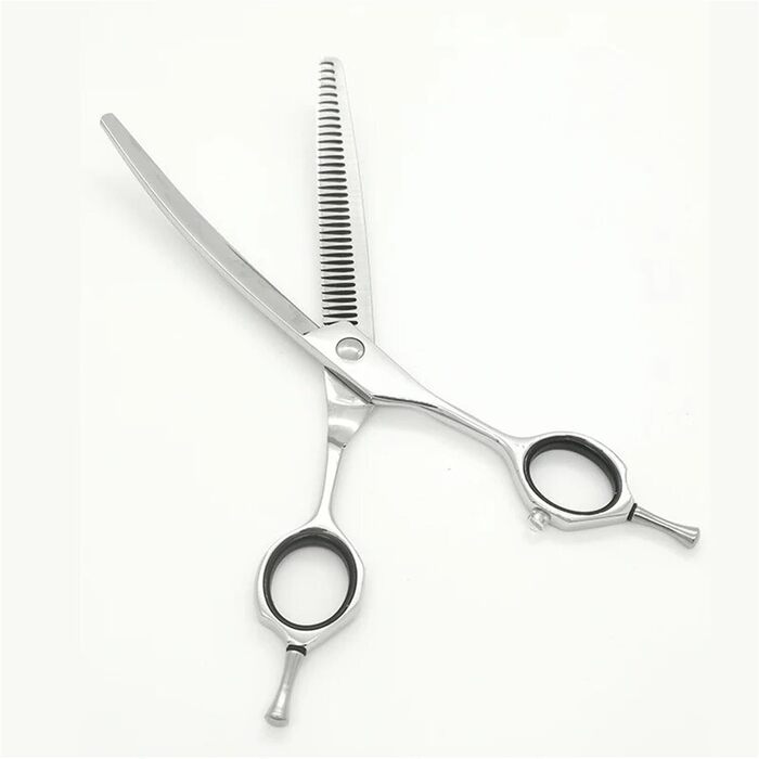Ножиці для грумінгу собак правої кривизни, 7 дюймів, 35 зубів (для витончення)