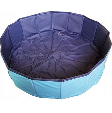 Складаний басейн для собак Mensen, синій, 160x30 см, 550 л