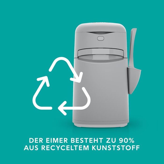 Контейнер для котячого наповнювача Litter Genie Easy Roll, екологічна система утилізації, №1 у США, з касетою для заміни