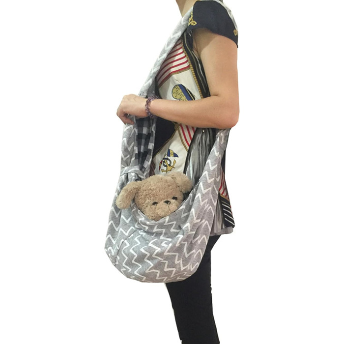 Сумка-переноска для собак та котів, сіра, 4,5 кг, для прогулянок та активного відпочинку