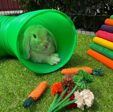 Туннель для кроликів, морських свинок та хоряків Pet One Grüner – діаметр 20 см, довжина 80 см