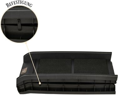 Рампа для собак Knuffelwuff – складана, стійка, протиковзна | для авто, SUV, подорожей | до 40 кг