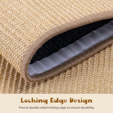 Килимок для дряпання котів Nobleza 2 шт. з сизалю, 60 x 40 см. Захист від подряпин меблів