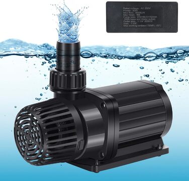 Насос для ставка Forever Speed ECO 10000 л/год 90 Вт, фільтр-помпа для водойми, енергоефективний насос для садового ставка, водоспадів, фонтанів