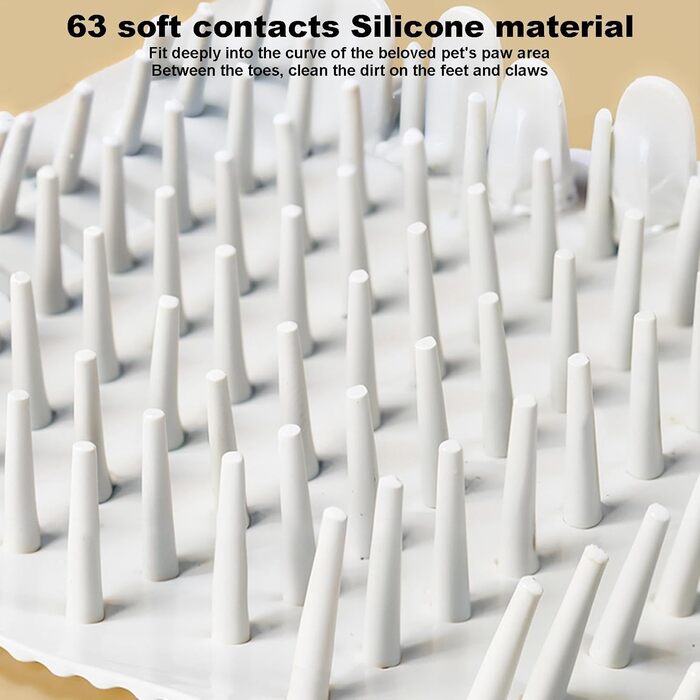 Автоматична мийка лап для собак, електрична машина для чищення лап, портативний мийник лап для котів та собак, рожевий