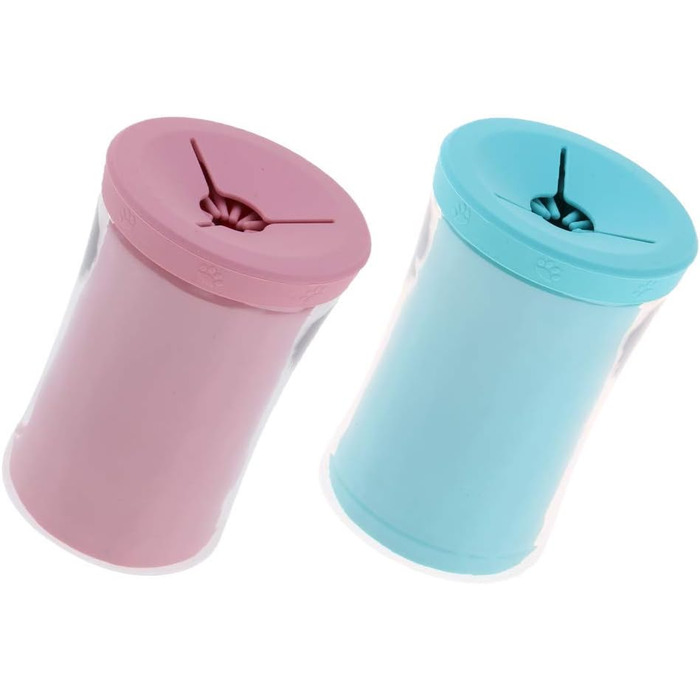 Миска для миття лап собакам, очищувач лап для собак, синій