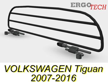Сітка-перегородка для собак ERGOTECH, сумісна з Volkswagen Tiguan (2007-2016), RDA65HBG-S
