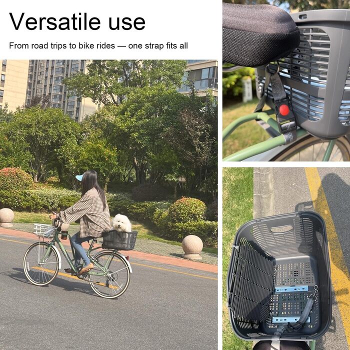 Авторемні безпеки для собак, 2 шт., регульовані, автокрісло для тварин, котів та собак (Чорний, 1 упаковка)