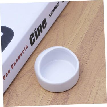 Набір мисок для гризунів Ipetboom (2 шт.) - білий, для хом'яків, кроликів, мишей. Миски для води та корму. Аксесуари для домашніх тварин