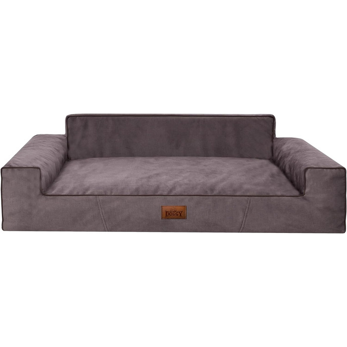 М'яке лежання для собак: лежанка-кошик, лежанка для тварин, коричнева, 98 x 66 см (Fancy, XL)