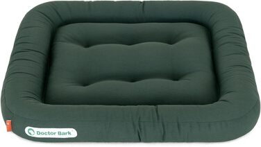 Ортопедична лежанка для собак Doctor Bark, 60x55 см, зелена, 95°C, гігієнічна, міцна та зручна