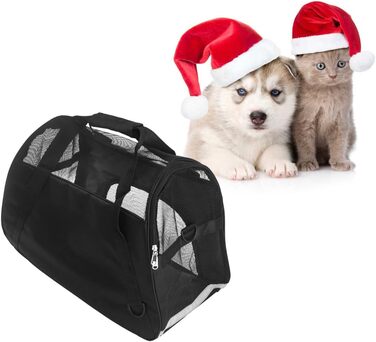 Транспортна сумка для собак та котів Kisangel Mesh L - дихаюча переноска для подорожей та активного відпочинку