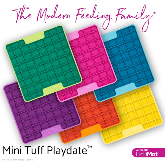 Килимок для собак LICKIMAT Mini Tuff Playdate: повільне годування, розвага та зменшення тривоги