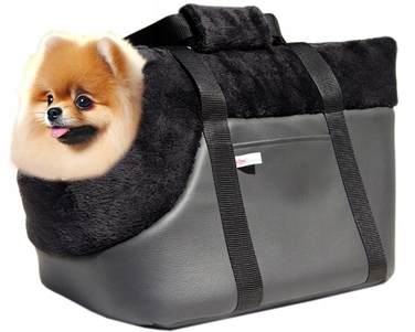Хутряна сумка-переноска для собак: шпіц, чихуахуа, мальтіпу, мальтезе