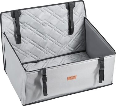 Автокрісло для собак VEVOR - підняття для собак, водонепроникне, з підтримуючою рамою, з безпечним тросом, для собак малого, середнього та великого розміру до 22 кг (M, сірий)