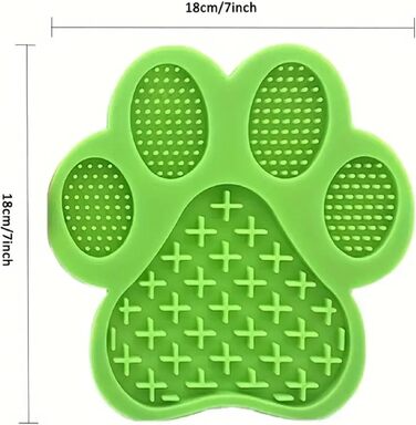 Силіконова килимок-іграшка для собак, антиковзкий, для зменшення тривоги та повільного годування (Блакитний)