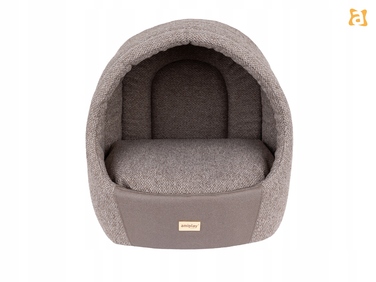 Лежанка для собак Amiplay Milano Buda овальна, бежева, розмір M