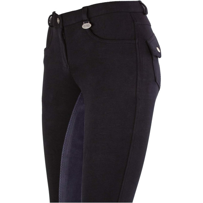 Джoдури жіночі Lazura Vollbesatz для верхової їзди, комфортні, 3 кольори, розмір 46, чорний/темно-сірий