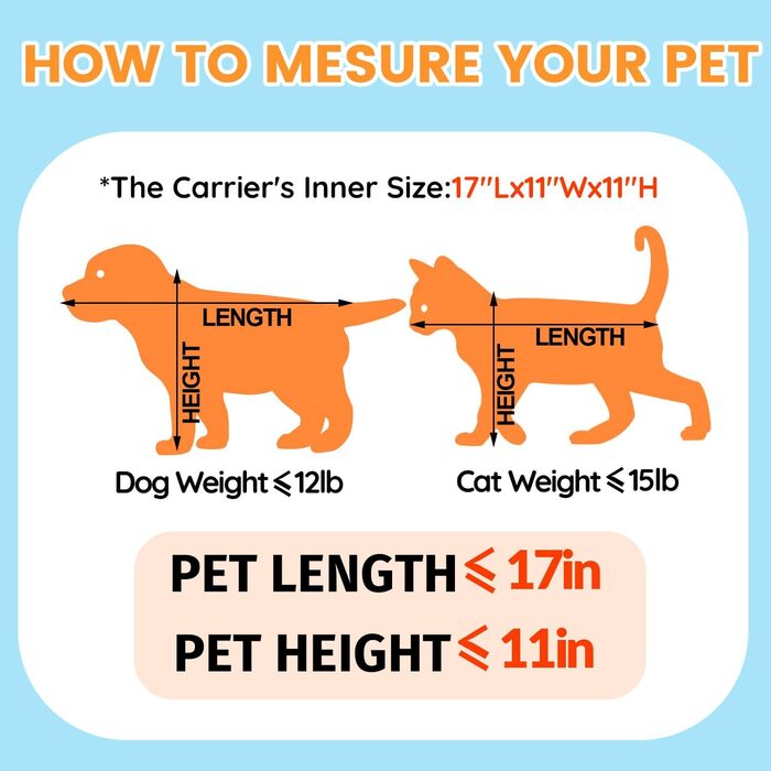 Транспортна сумка для домашніх тварин Petskd, фіолетовий колір, 48.3 x 33 x 22.9 см, підходить для собак до 5.4 кг та котів до 6.8 кг, схвалена Southwest Allegiant Airlines