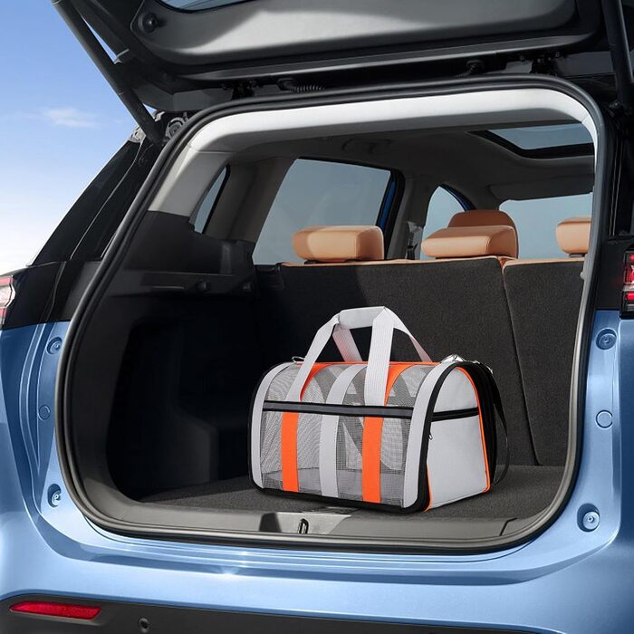 Складана переносна сумка-трансформер для собак | З міцної сітки, дихаюча | Ідеальна для подорожей