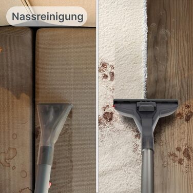 THOMAS Aqua+ PET & Family – потужний пилосос 1700 Вт для прибирання шерсті тварин – мокрий та сухий пилосос, чищення м'яких меблів та підлоги з функцією миття. Підходить для килимів, диванів, меблів та матраців.