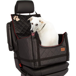 Автомобільний лежак для собак Golden Dog M - 52x44x33 см, чорний, з кріпленням ISOFIX, водонепроникний, з підкладкою