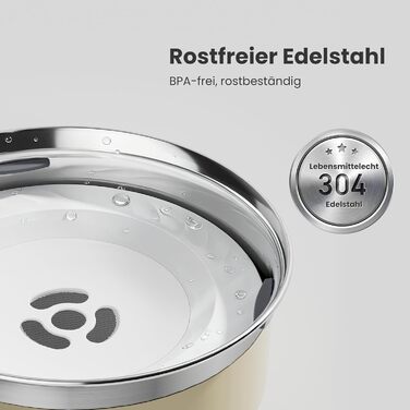 Нержавійна чаша для води для собак Gardner Pet, 2L, проти протікання, без розбризкування, для великих собак, для дому та вулиці