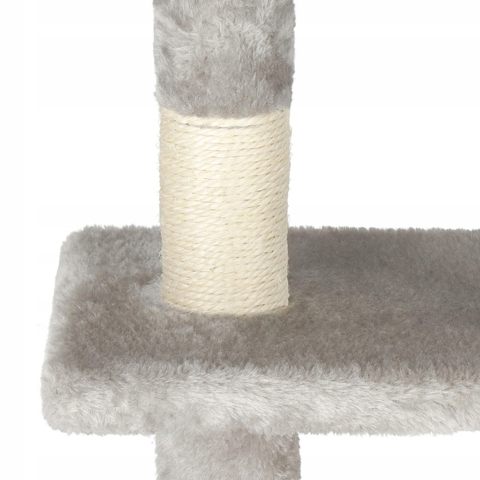 Високий ігровий комплекс для котів Springos 101: дряпачка, лежанка та стовпчик (160 см)