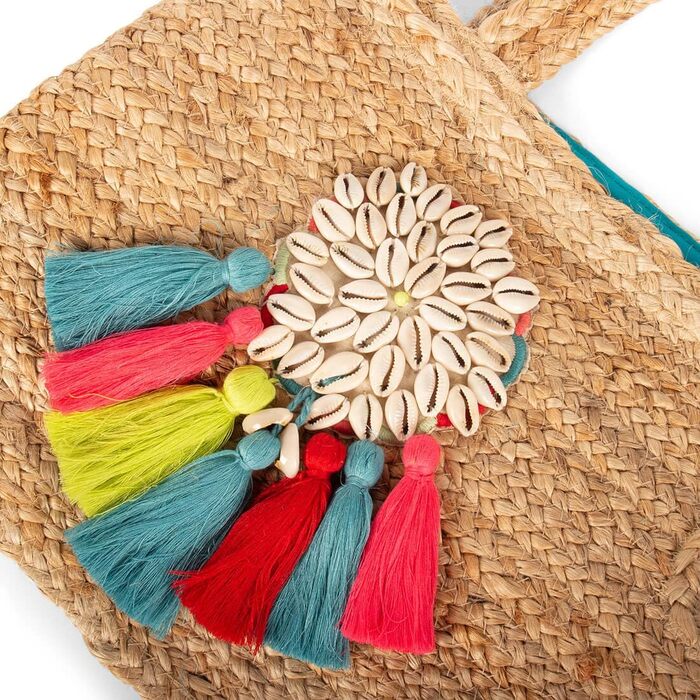 Сумка для собак Dog with a Mission Woodstock: містка переноска для маленьких собак та цуценят, сумка для вигулу, сумка на пляж, джут, 41 x 20 x 30 см