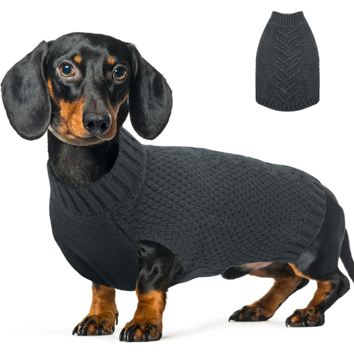 Теплий в'язаний пуловер для собак середнього розміру, пухнастий, для джек-расселів, французьких бульдогів, теплий, флісовий, сірий, розмір M
