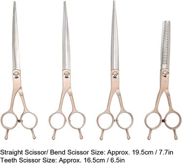 Набір для догляду за собаками: гребінець, тример, ножиці для собак, котів, кроликів, хом'яків. 17,8 см