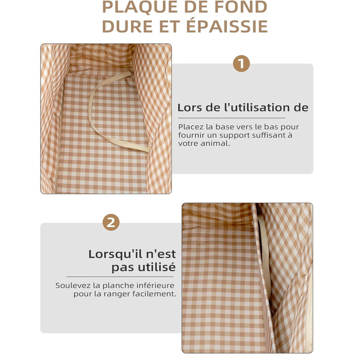 Сумка-переноска для котів, собак, цуценят, дихаюча та складана, для подорожей, на плече, ручна сумка для маленьких тварин, вантажопідйомність до 3 кг (маленька, бежева)