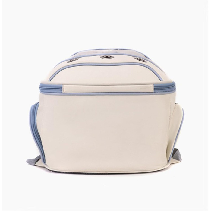 Сумка-переноска для собак і котів, блакитна. Зручний регульований ремінь, для подорожей, прогулянок, транспортування