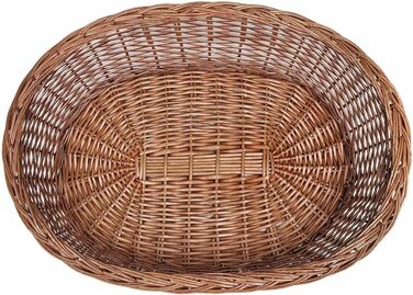 Корзина для тварин Festnight Weide: ліжко для собак та котів, 90x64x20 см, натуральний колір