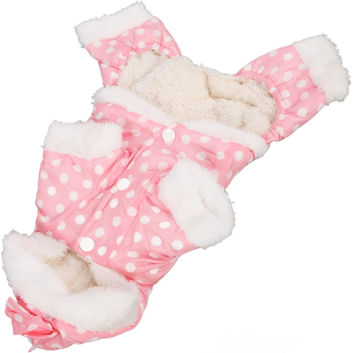 Теплий худі для собак на зиму, утеплений, для маленьких, середніх та великих собак, рожевий