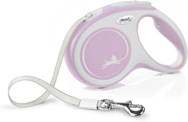 Рулетка для собак Flexi New Comfort, розова, розмір M, 5 м
