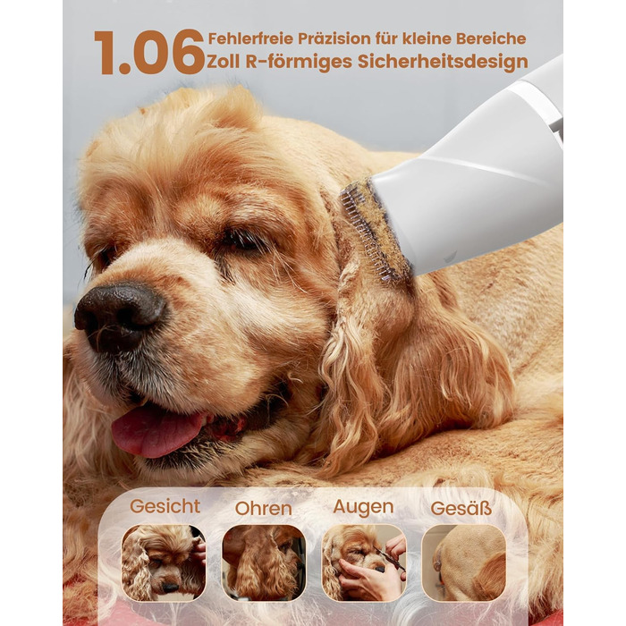 Набір 4 в 1 для догляду за собаками: машинка для стрижки, триммер для лап, точилка для кігтів, для собак та котів