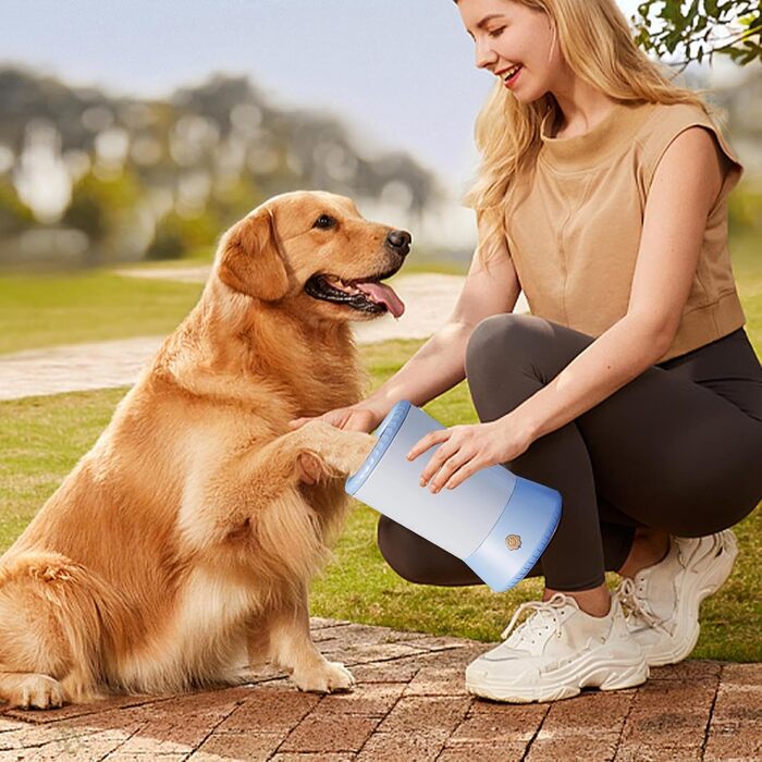 Електричний очищувач лап для собак та котів, портативний | Аксесуари для догляду за тваринами, підходить для собак будь-якого розміру