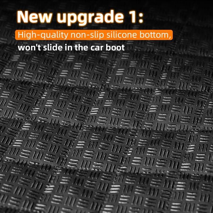 Захист для багажника автомобіля KYG для собак з неслизьким дном, захистом бокових панелей та краю завантаження, універсальний килимок для багажника, ковдра для собак в авто, водонепроникний та стійкий до подряпин 195 * 105 см (потовщений + 1 кишеня)