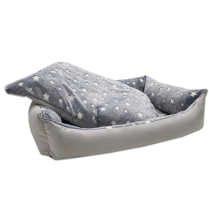 Велике лежак-диван для собак, м'який ковпак 100x70 см, розмір L