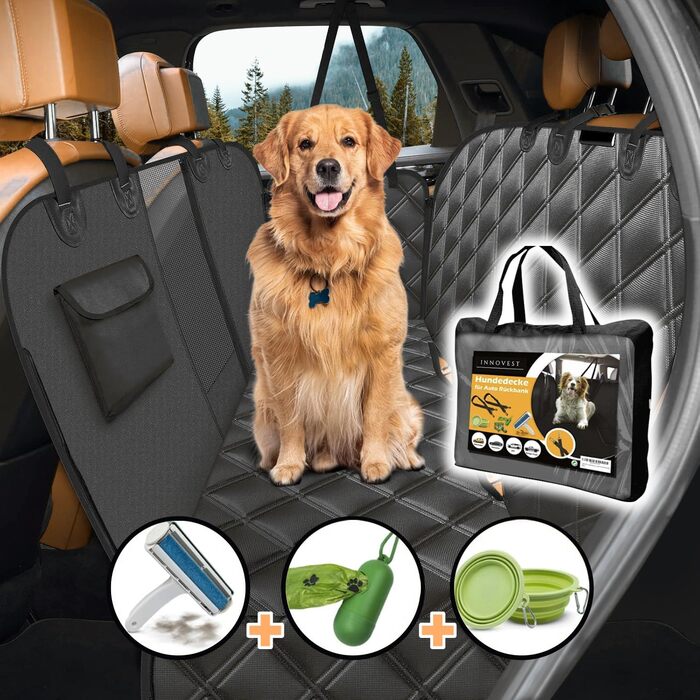Накидка для собак у машину – захист заднього сидіння, автокилим для собак, килимок у багажник для подорожей та перевезень