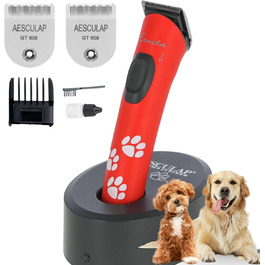 Машинка для стрижки собак Agrarzone Edition Aesculap Exacta біла - з запасним лезом - триммер для лап тихий & без вібрації - легка та зручна для собак та котів